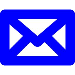 Mail Icon Png Blue