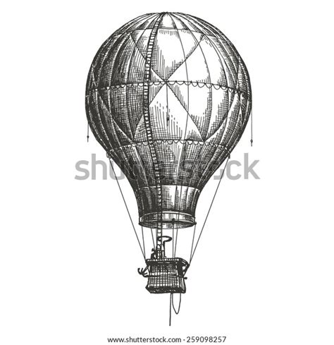 Hot Air Balloon Sketch