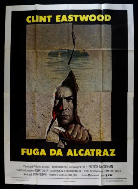 Manifesto Fuga De Alcatraz Clint Eastwood Don Siegel Escape From Prison