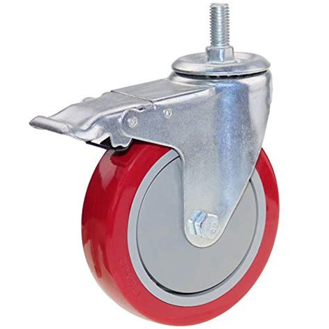 Dicasal Inch Heavy Duty Stem Casters Degree Swivel Thread Wheels