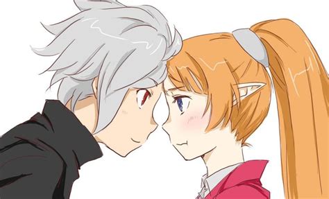 Danmachi Bell and Lefiya | Dibujos, Arte de personajes, Elfa