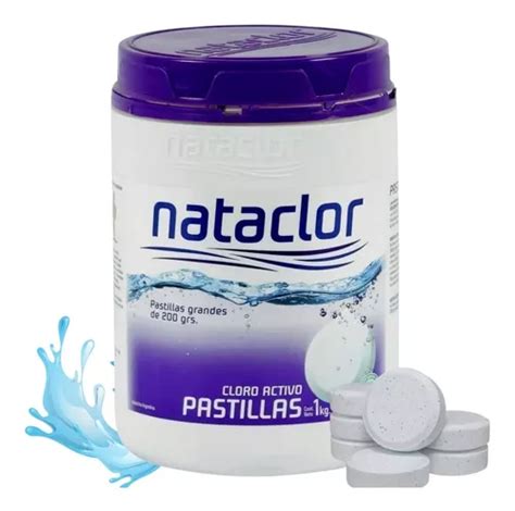 Pastillas De Cloro Activo Gr Kg Nataclor Piscina Pileta