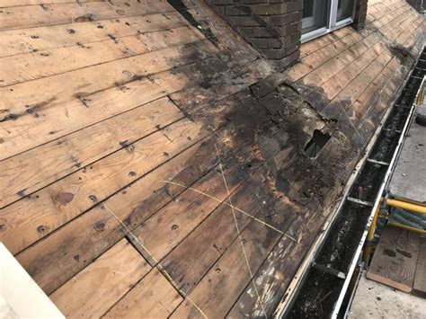 Roof Repair With Rotted Wood Expanded View Ryan Restorations