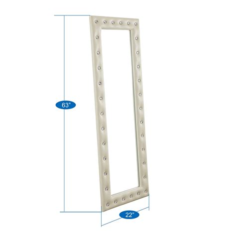 Buy Crystal Tufted Full Length Mirror Full Length Large Floor Mirror