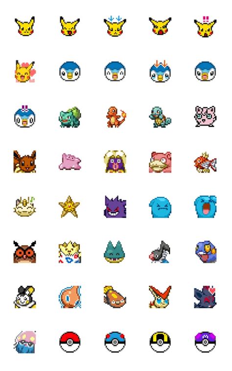 Not a Day Without Pokémon: LINE Pokémon Emoji