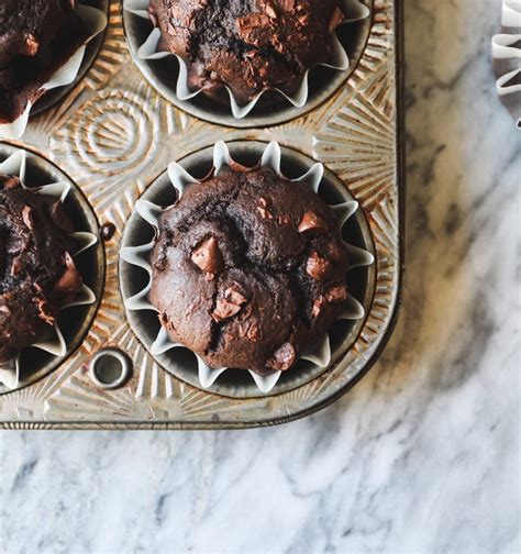 Moist Chocolate Espresso Muffins With Buttermilk Displacedhousewife