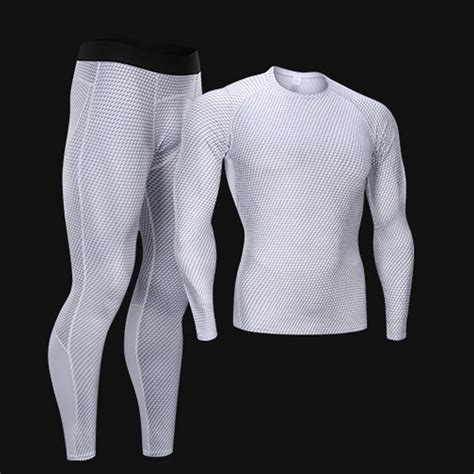 Men S Running Set Compression Clothing New Gym T Shirt Men Sport