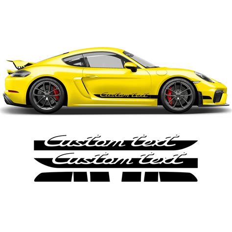 Pegatinas Customizables Para Cayman Boxster Star Sam