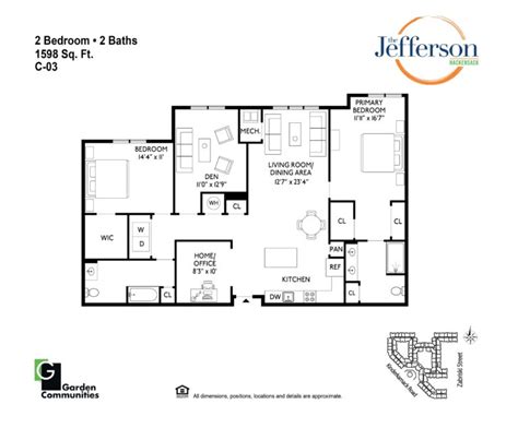 Floor Plans: The Jefferson