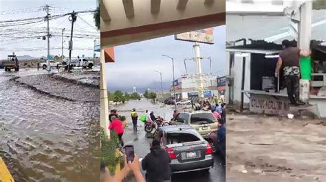 Reportan desborde del río San Martín en Chalco por intensas lluvias