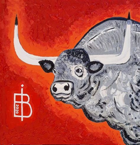 Toro de la ganadéria AVE MARIA Bruno Imart Peinture corrida