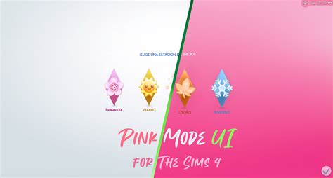 Pink Mode UI | The Sims 4 (November 22, 2024) | Dskecht | Sims 4, Sims ...