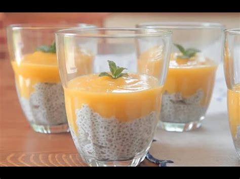 Verrines Coco Mangue Et Graines De Chia Youtube