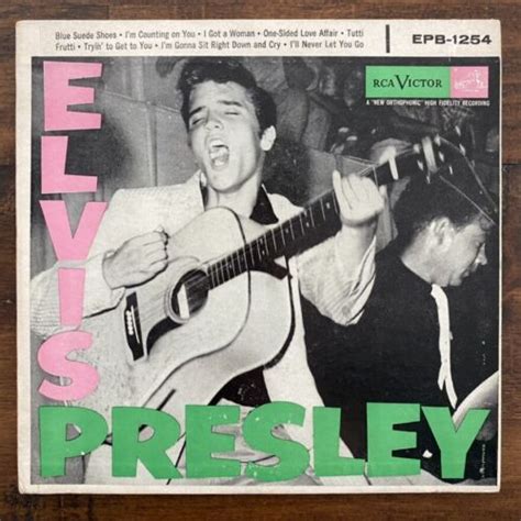 Elvis Presley 1956 Black Label Original 8 Song 7 45 2 Ep Gatefold