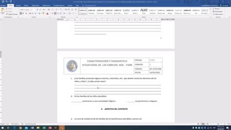 Modelo De Informe Situacional En Word Actualizado Octubre