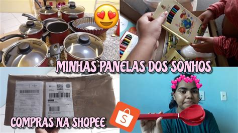 COMPREI MINHAS PANELAS DOS SONHOS MAIS UMA CONQUISTA COMPRAS NA