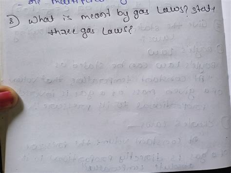 What is meant by gas laws? State three gas laws. | Filo