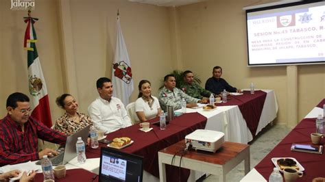 Participa Alcalde De Jalapa En Reuni N Para Reforzar Acciones En