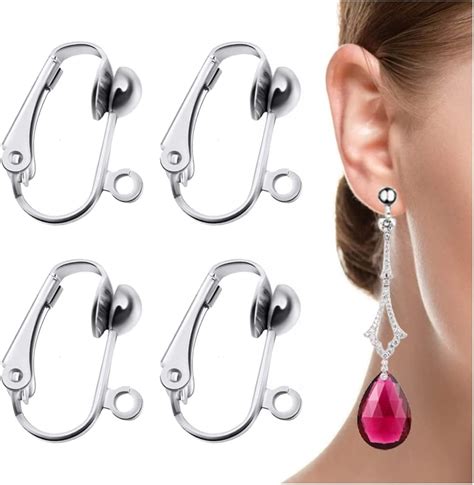 20 Pack Clip On Earring Converters Hypoallergenic Earring Clip On Backs