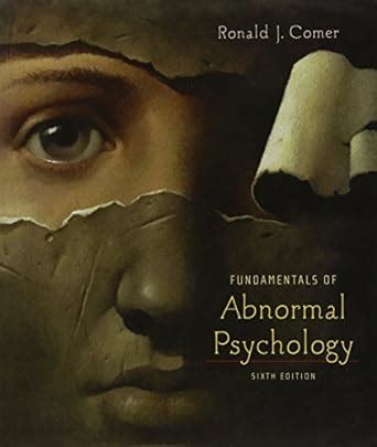 Amazon Fundamentals Of Abnormal Psychology Comer