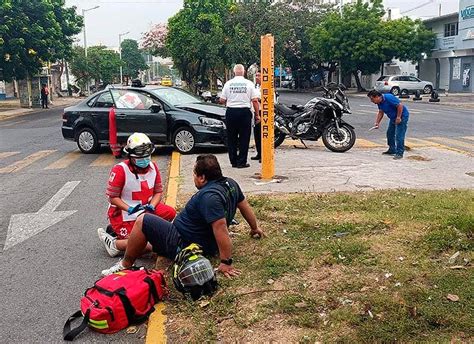 Motorizado Lesionado En Tortazo