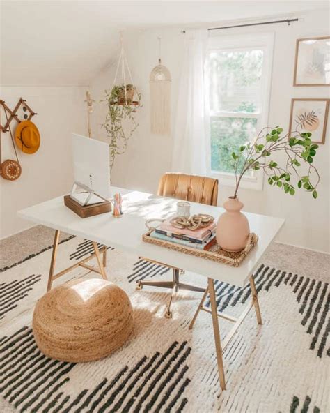 Beautiful Boho Office Decor Ideas Lady Decluttered