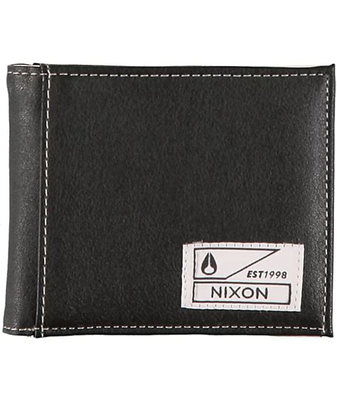 Nixon Block Black & White Bifold Wallet | Zumiez