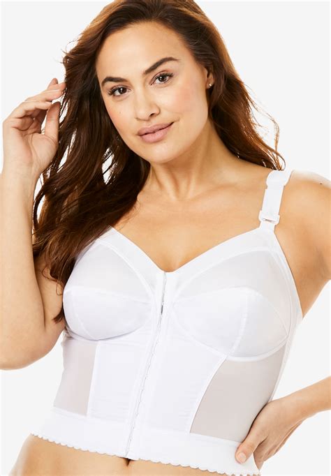 Front Hook Longline Bra From Fully By Exquisite Form® Plus Size Full Coverage Bras Woman Within