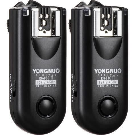 Yongnuo RF-603C II Wireless Flash Trigger Kit RF-603II-C1 B&H