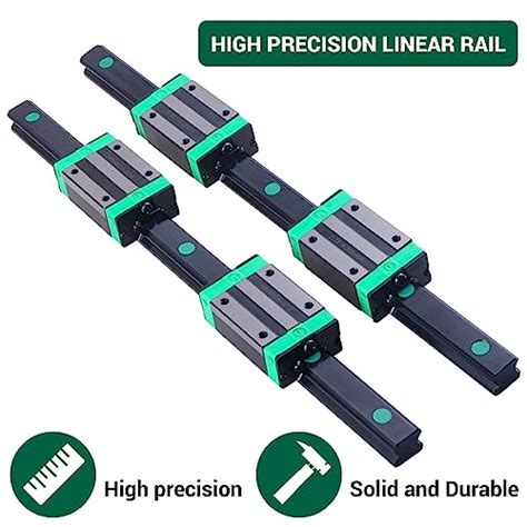 Snapklik CNCYEAH Linear Guide Rail 2PCS HGR20 500mm Black Linear