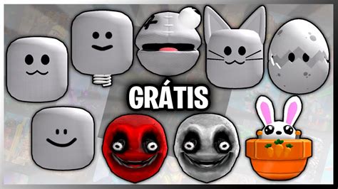 COMO PEGAR 9 ITENS CABEÇAS DINÂMICAS ROSTINHOS GRÁTIS AGORA NO ROBLOX