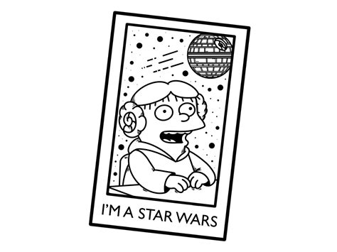 Ralph Wiggum: I'm A Star Wars by PencilDroid on Dribbble