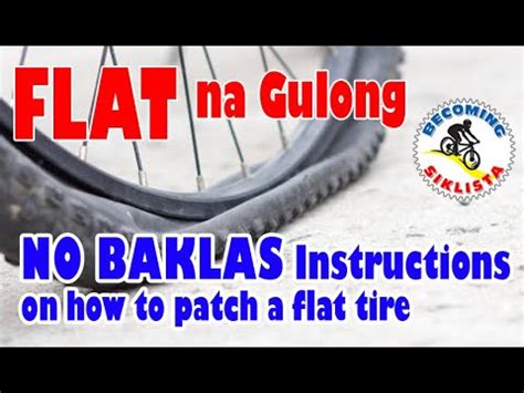 Flat Na Gulong Mabilis Na Paraan Ng Pagtatapal Ng Flat Na Gulong YouTube