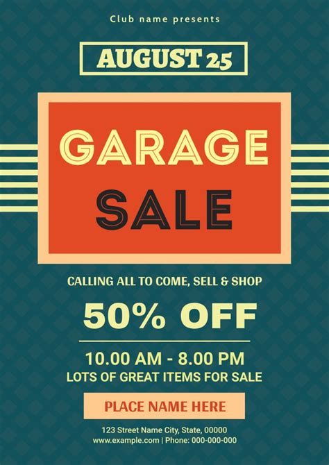 How to promote a yard sale (garage sale flyer ideas included ...