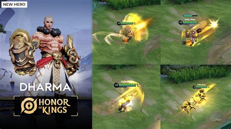 Upcoming Hero Dharma Skill Preview Gameplay Honor Of Kings YouTube