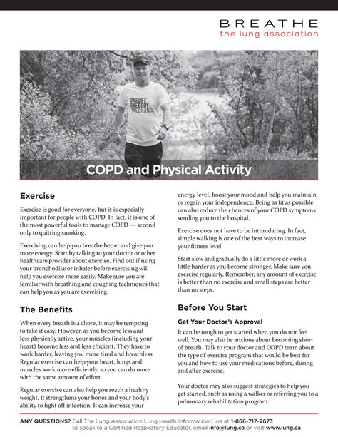 Physical Activity Pdf Canadian Lung Association ANY QUESTIONS Call