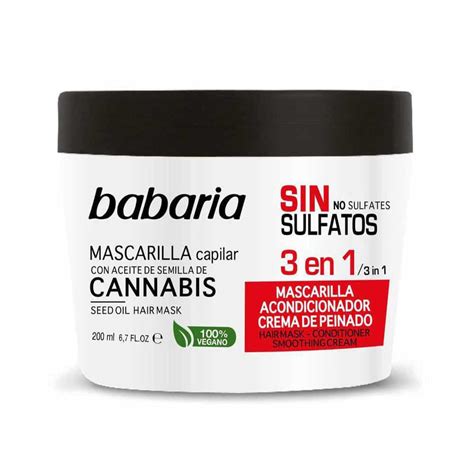 Mascarilla Cannabis En Babaria Ml