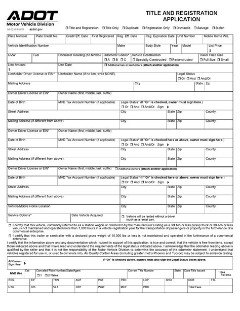 Free Arizona Bill Of Sale Forms Pdf Formspal