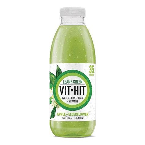 Vit Hit Lean Green Apple Elderflower 500ml Greek Delicatessen