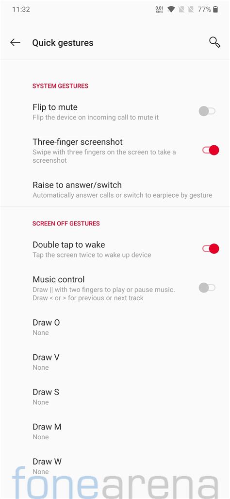 Redmi Note 7 Pro Android 10 FoneArena Oxygen OS Port Gestures 3 Fone