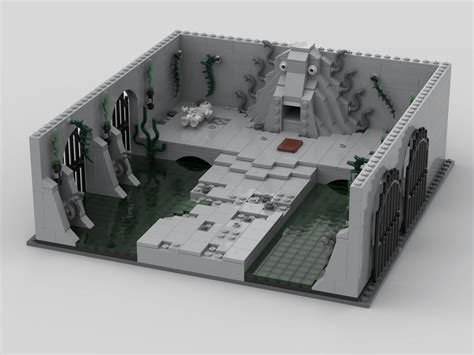 My minifig-scale Chamber of Secrets render - what do you think? : r/lego