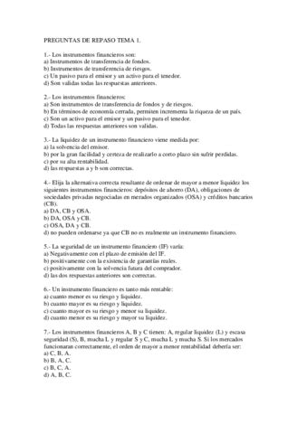 Preguntas De Repaso Tema Pdf