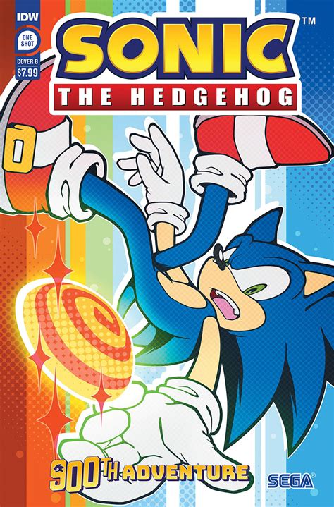 Sonic The Hedgehogs 900th Adventure 1 One Shot Cover B Variant Yuji