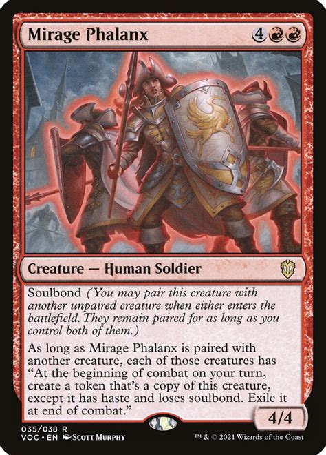 Mirage Phalanx · Crimson Vow Commander Voc 35 · Scryfall Magic The Gathering Search