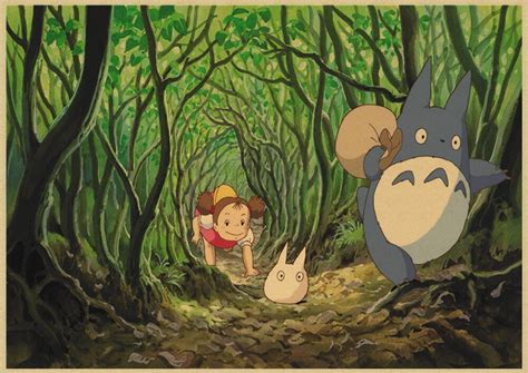 Trending Totoro Kraft Poster - Totoro Merchandise