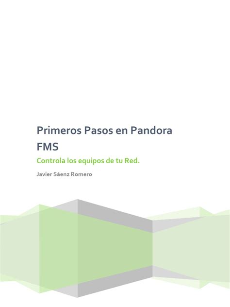 PDF Primeros Pasos En Pandora FMS DOKUMEN TIPS