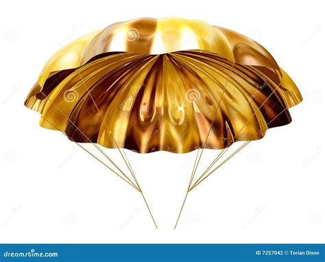 Golden Parachute stock illustration. Illustration of options - 7257042