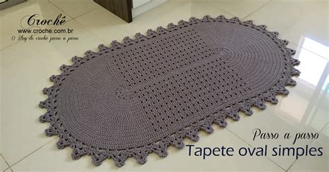 Tapete Oval Simples Passo A Passo Pdf Croche Br