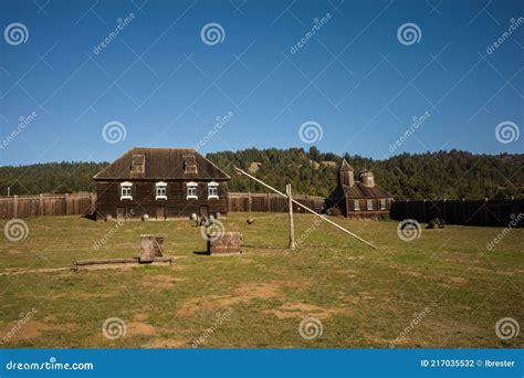 Fort Ross Historic Russian Fort At Fort Ross State Park California