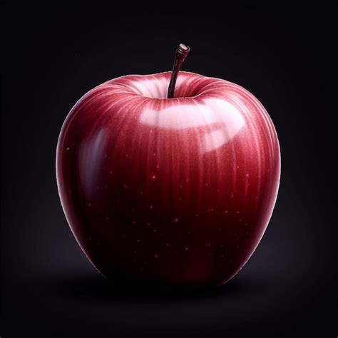 Premium Vector | Red Apple Fruit on white Background